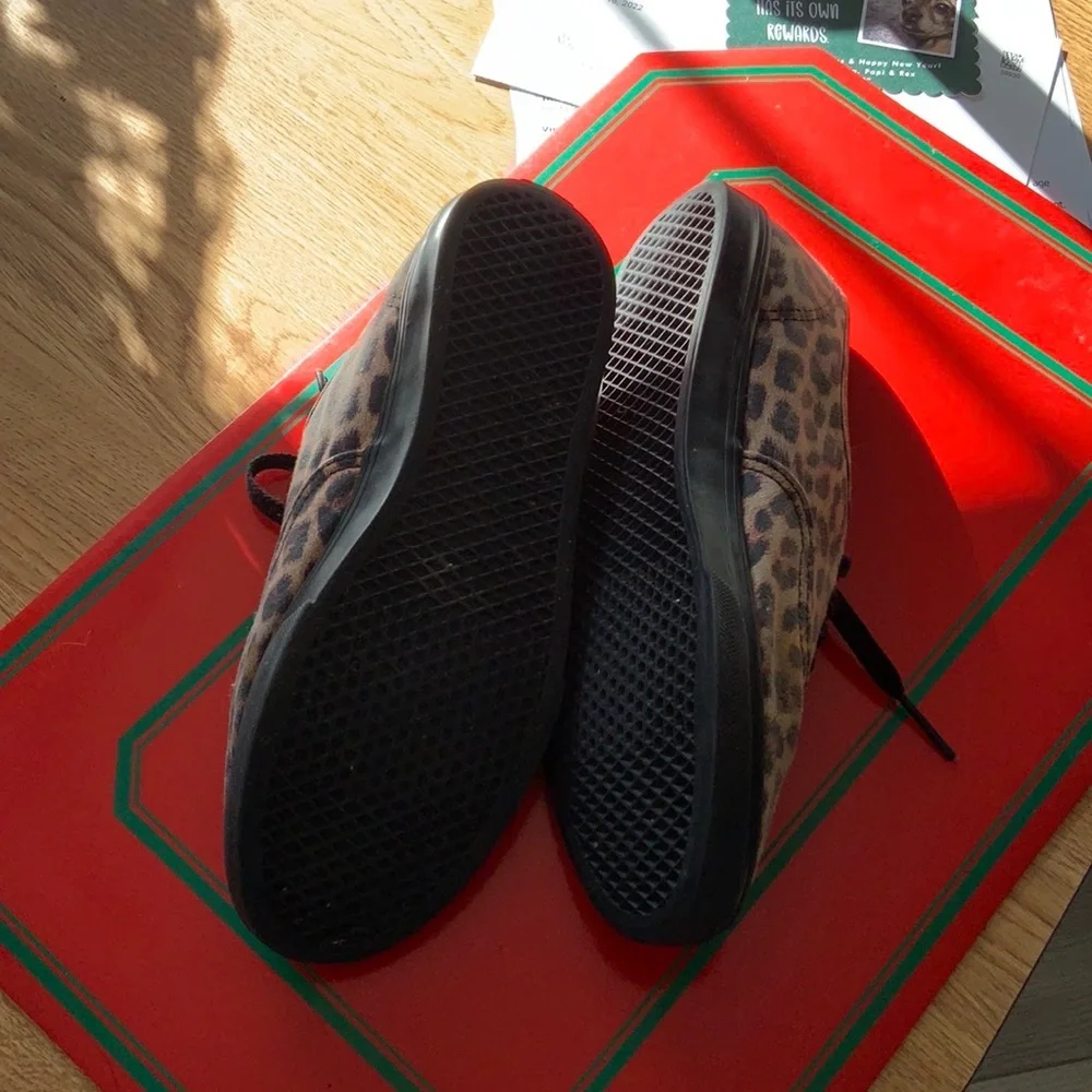 Vans Leopard Print Sneakers - Picture 6 of 6